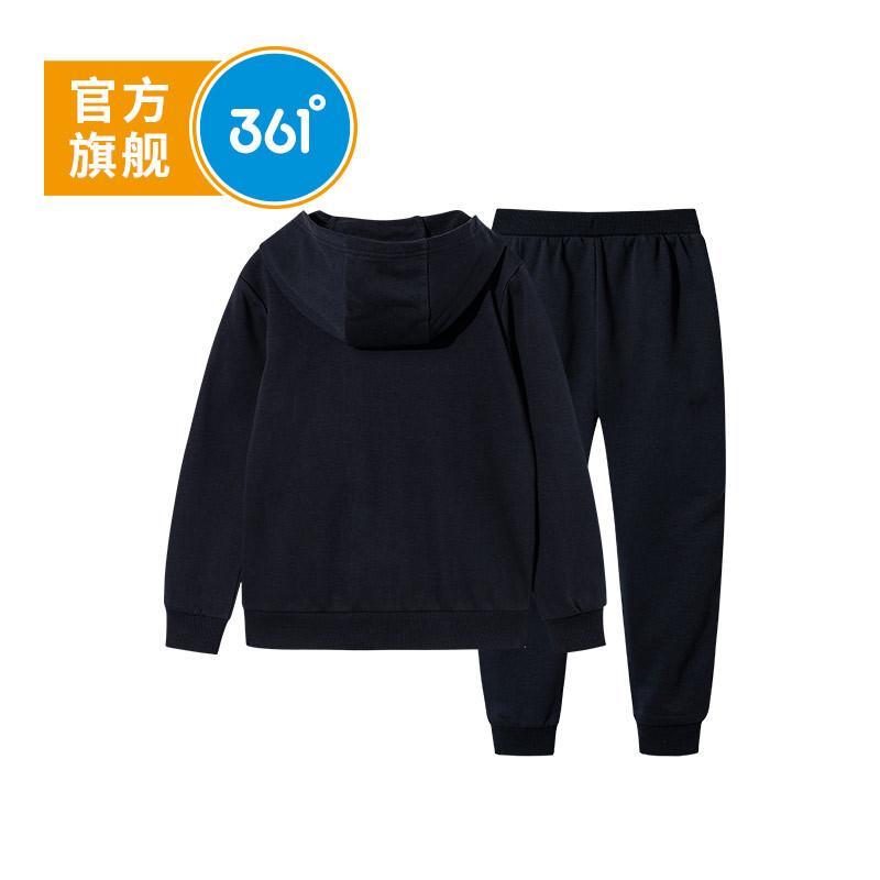 361度童装男童长袖套装2019春季儿童两件套运动休闲男童套装