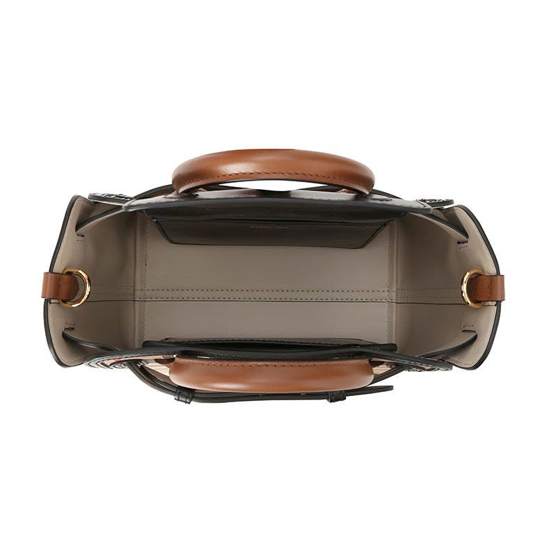 预订BURBERRY The Belt 贝尔特包 经典格纹 手提 斜挎包8021274 金扣图片