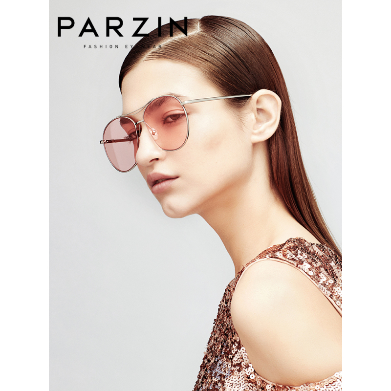 帕森(PARZIN) 太阳镜 女士迷幻复古个性全框眼镜潮墨镜驾驶镜 9768