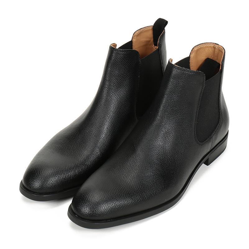 EMPORIO ARMANI 阿玛尼 男士 织物配皮及踝靴短靴 X4M340 XF489