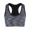 秋冬防震段染背心式运动内衣女 无钢圈健身训练瑜伽跑步睡眠文胸
