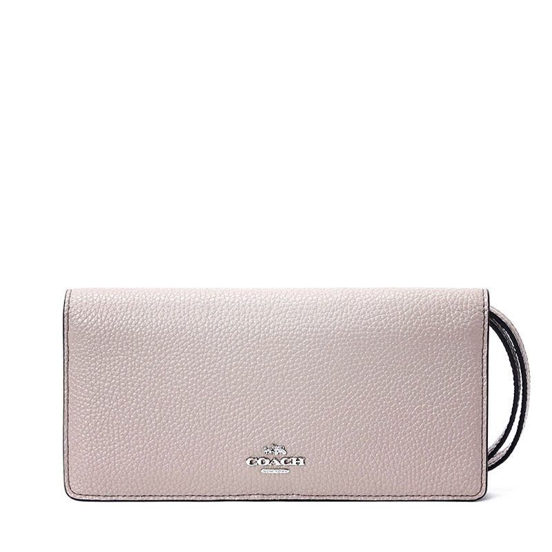 COACH/蔻驰 女钱包长款腕带对折钱夹 多卡位 57872图片