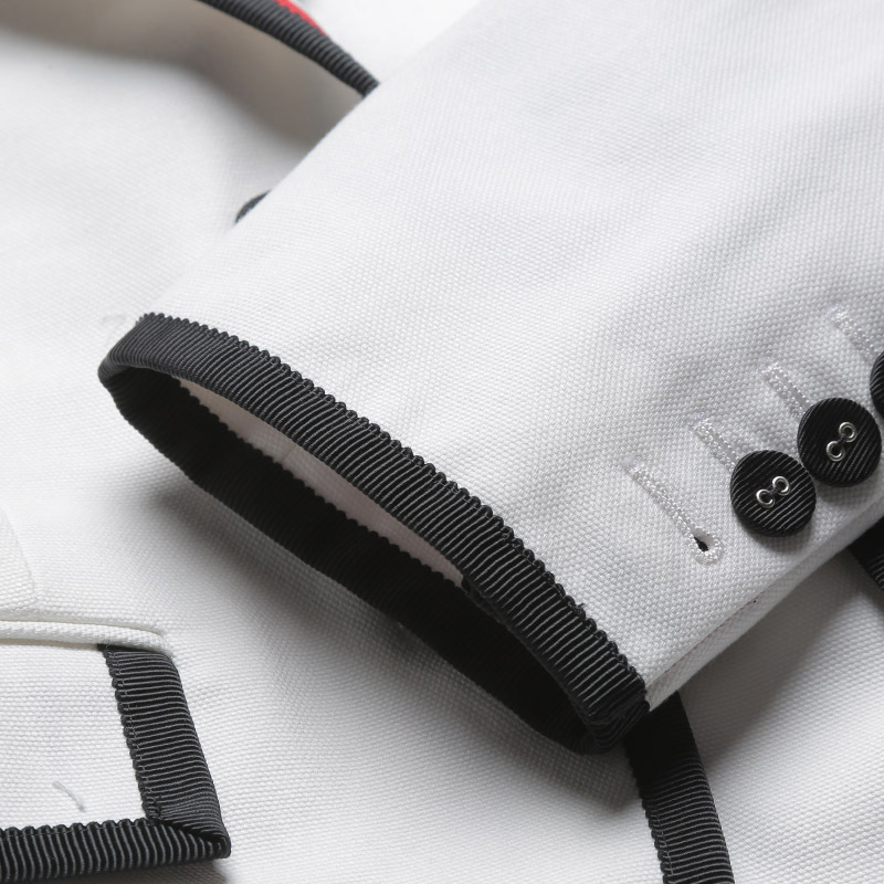 汤姆·布朗 THOM BROWNE 女士棉质FIT 3高袖笼版型西服外套上衣九分袖学院风FBC010B 07554