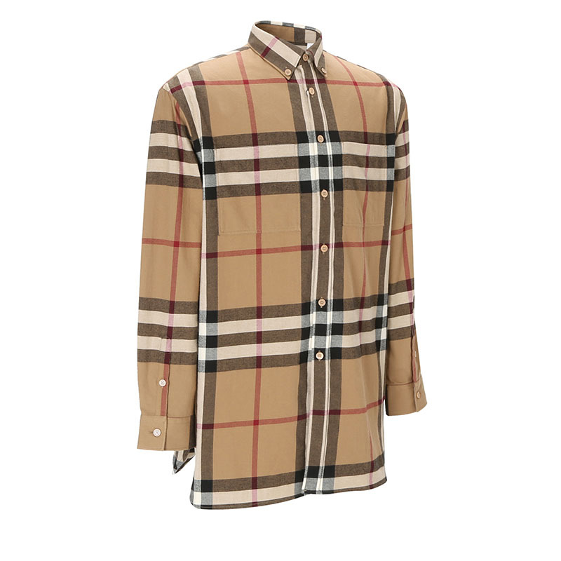 博柏利 BURBERRY VINTAGE 长袖衬衫 经典格纹棉质 男女同款衬衫 4565531