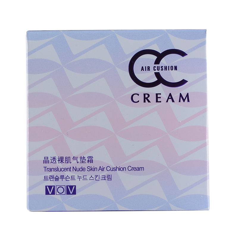 VOV薇欧薇晶透裸肌气垫BB霜持久保湿遮瑕痘印提亮肤色裸妆服贴CC霜套装