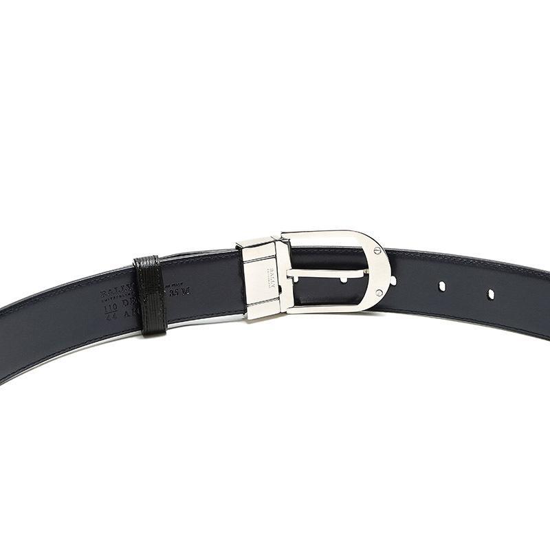 BALLY 巴利 男士牛皮针扣式双面皮带腰带 DEMING 35 M