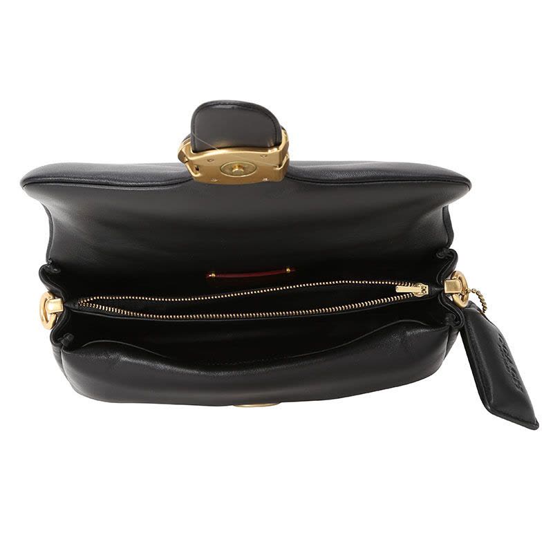 预订 COACH 蔻驰 TABBY C扣 光面皮 通勤肩背包C0772图片