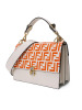 FENDI/芬迪 女包FF压花拼接KAN I手拎单肩包 8BT283 24.5x18x9.5CM
