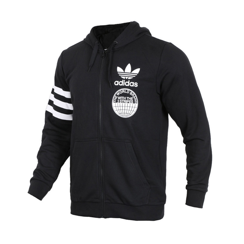 ADIDAS阿迪达斯三叶男装运动舒适休闲连帽夹克CZ1751