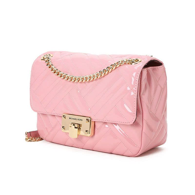 MICHAEL KORS MK PEYTON锁扣口盖包 单肩斜挎包 35S0GP6F2A 金扣图片