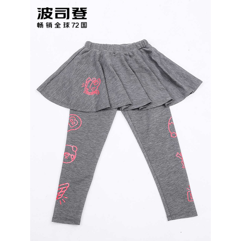 波司登童装女童打底裤时尚女童打底裙裤中大童儿童春季C731CM2037