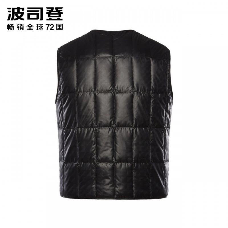 波司登秋冬男短款羽绒内恤内胆中老年居家背心