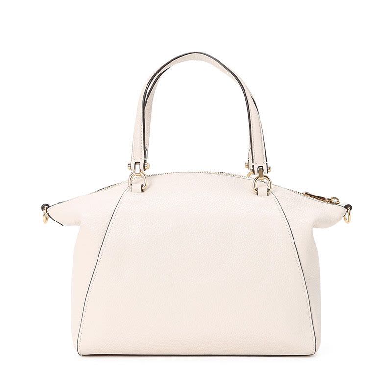 蔻驰 COACH PRAIRIE 通勤肩背包中号 字母马车标织物F79997 女士斜挎包 金扣图片