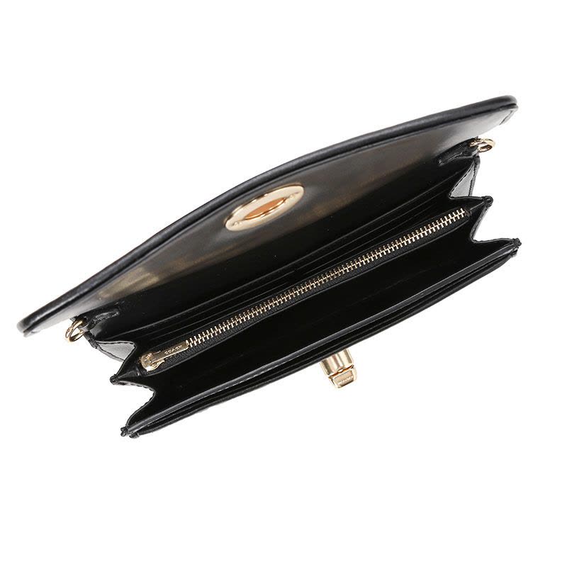 Coach 褶皱款链条斜挎包 F76823图片