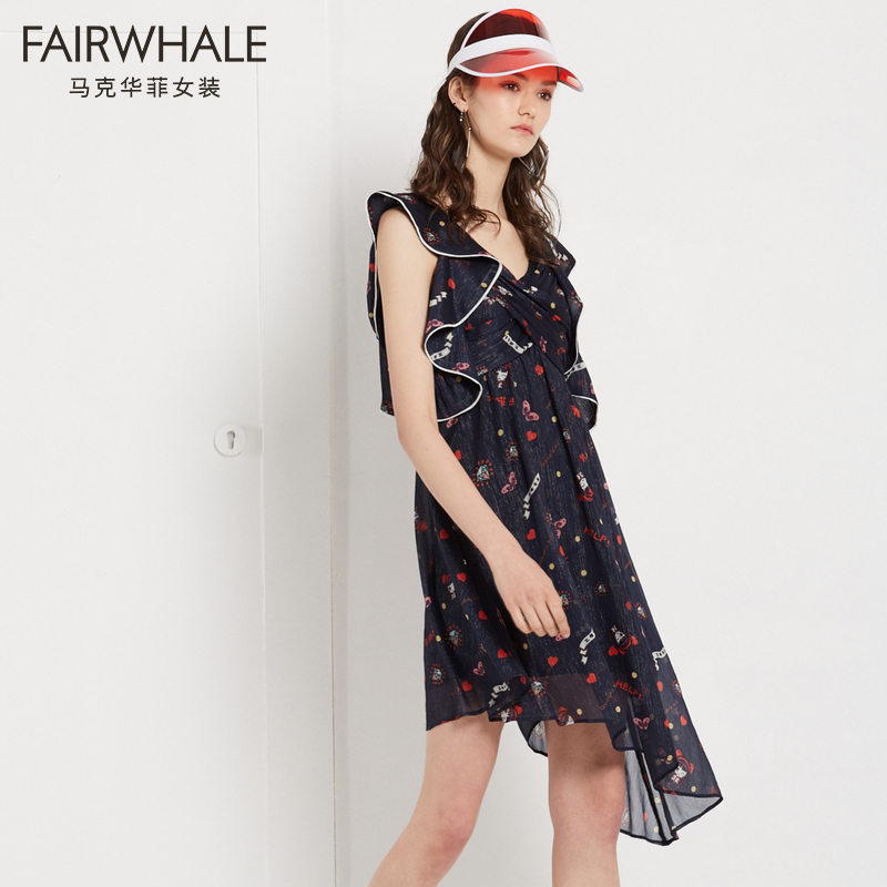 服装鞋帽>女装>连衣裙>马克华菲(fairwhale)>马克华菲(fairwhale)