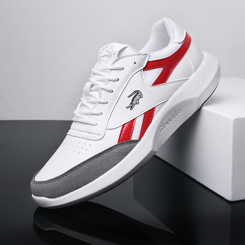 卡帝乐鳄鱼男休闲鞋男子韩版时尚潮流学生跑步运动出行轻质百搭