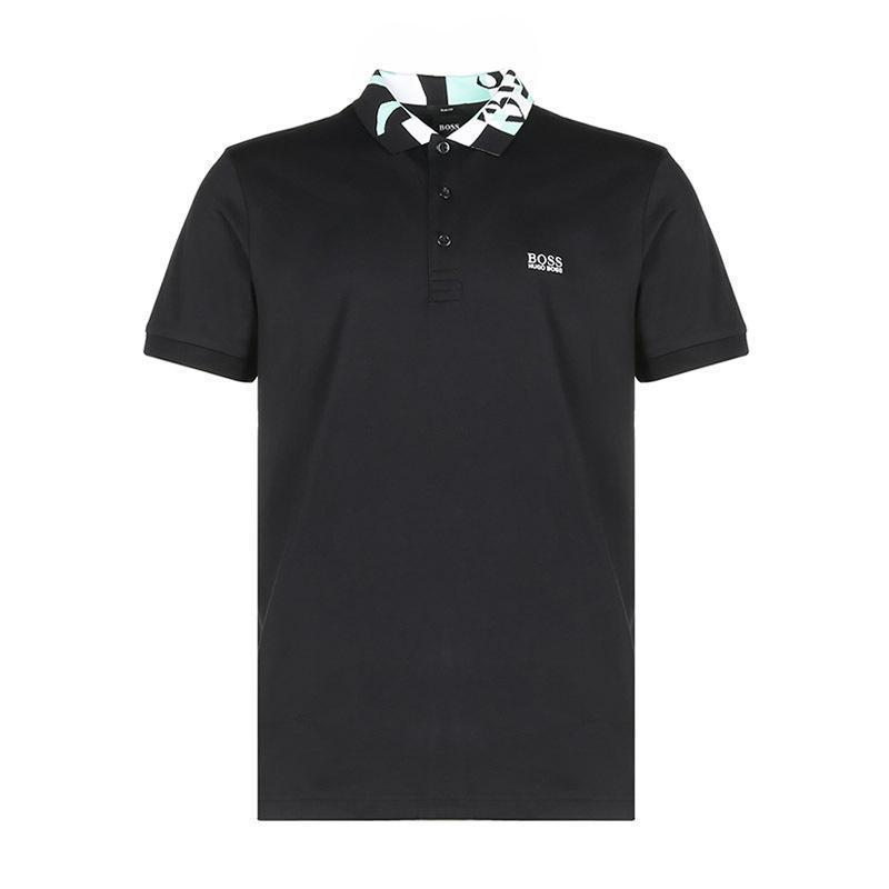HUGO BOSS 雨果博斯 男士 棉质修身版短袖POLO衫 50430673