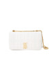BURBERRY 博柏利 女士 单肩包 Lola 链条包小号 TB LOGO绗缝粒纹皮革8021106金扣