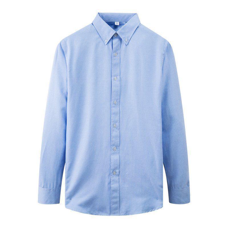 七匹狼长袖衬衫男士2020春季时尚休闲简约纯色棉正装衬衫视频