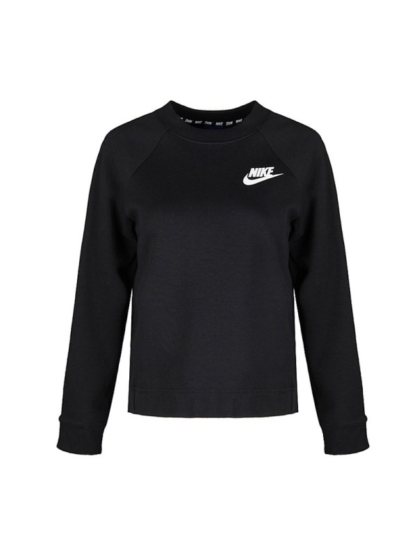 Nike耐克 女装 2018新款运动休闲圆领卫衣套头衫-885368-010