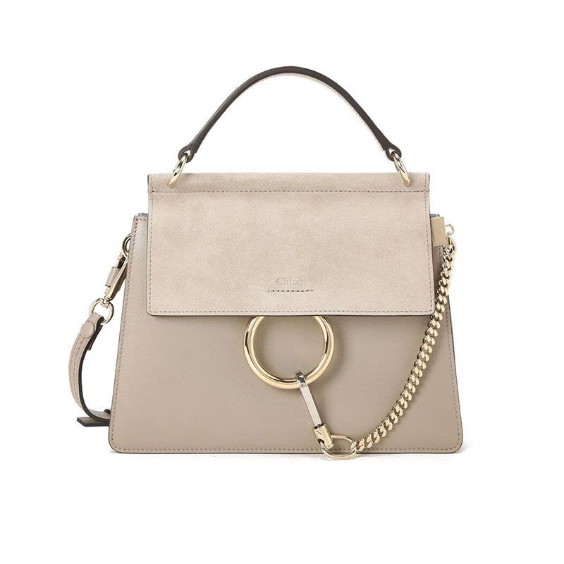 预订 CHLOE Faye 小号 手提单肩斜挎包CHC20SS203 金扣图片