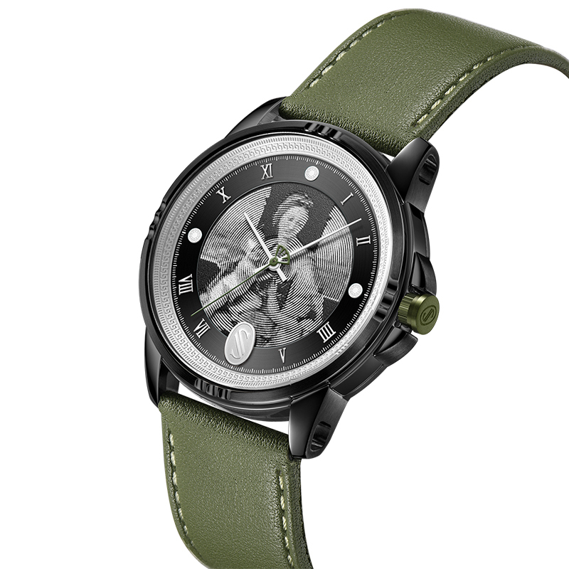 品牌男士手表潮流个性石英皮带男表欧美ins时尚文艺腕表拉斐尔8024m