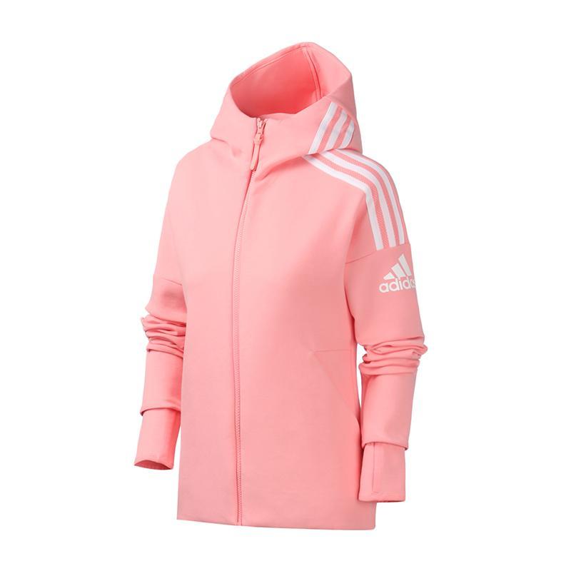 阿迪达斯女服夹克外套W ZNE HD连帽休闲运动服FI6722