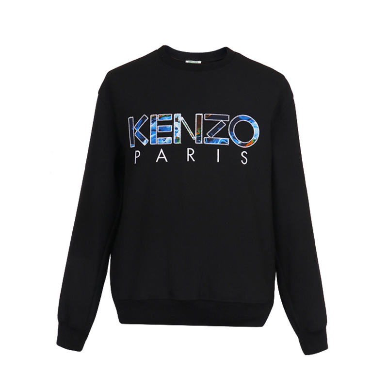 Kenzo 高田贤三 男款聚酯纤维圆领长袖卫衣运动衫 F96 5SW604 1RH