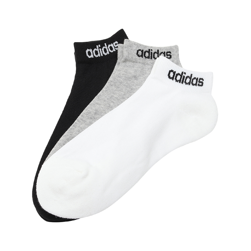 adidas阿迪达斯NEO男袜女袜运动配件三双装袜子FJ7714