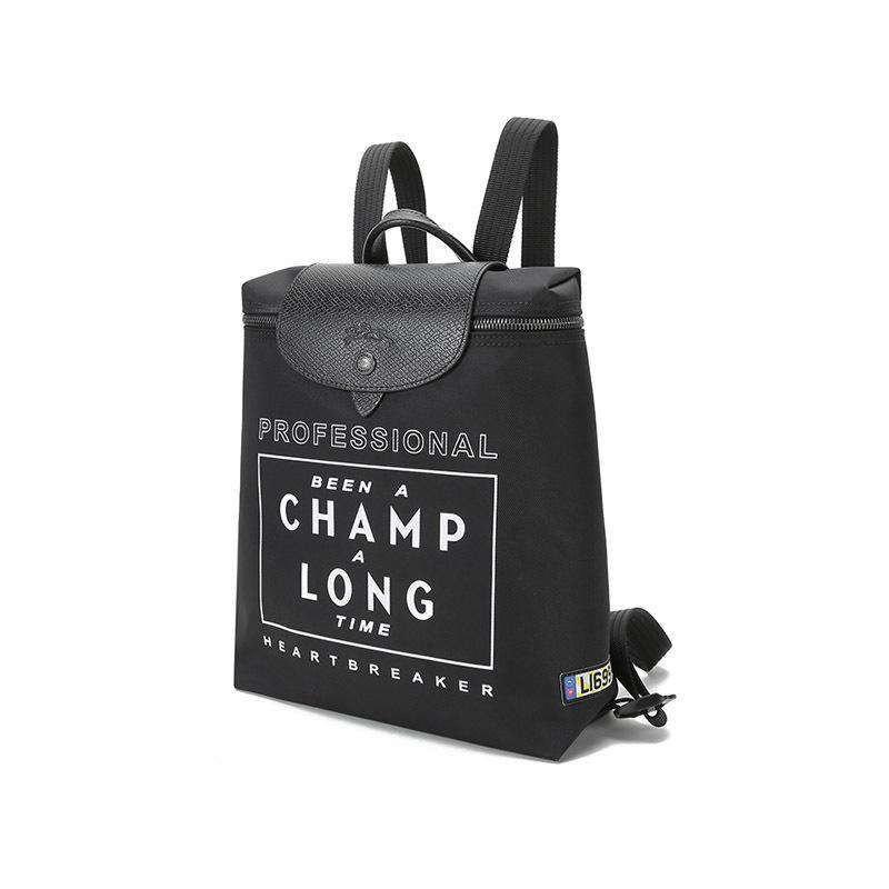 珑骧 LONGCHAMP 女士 LE PLIAGE系列织物可折叠手提双肩包背包1699 EUD