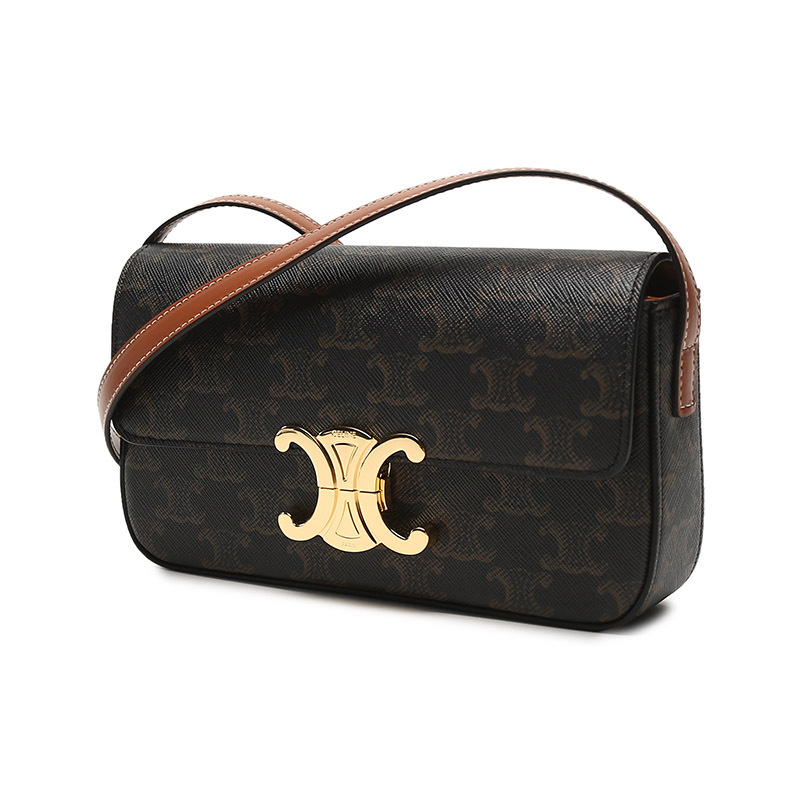 赛琳思琳celine女士涂层帆布triomphe手提单肩包194142cuz