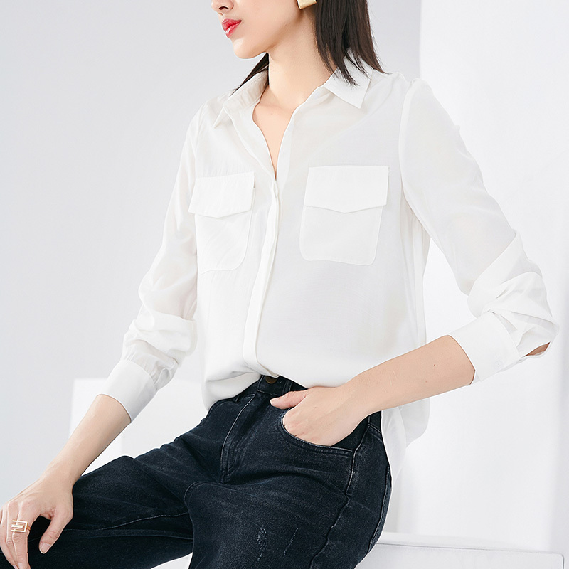 晚白onebuye女士衬衫