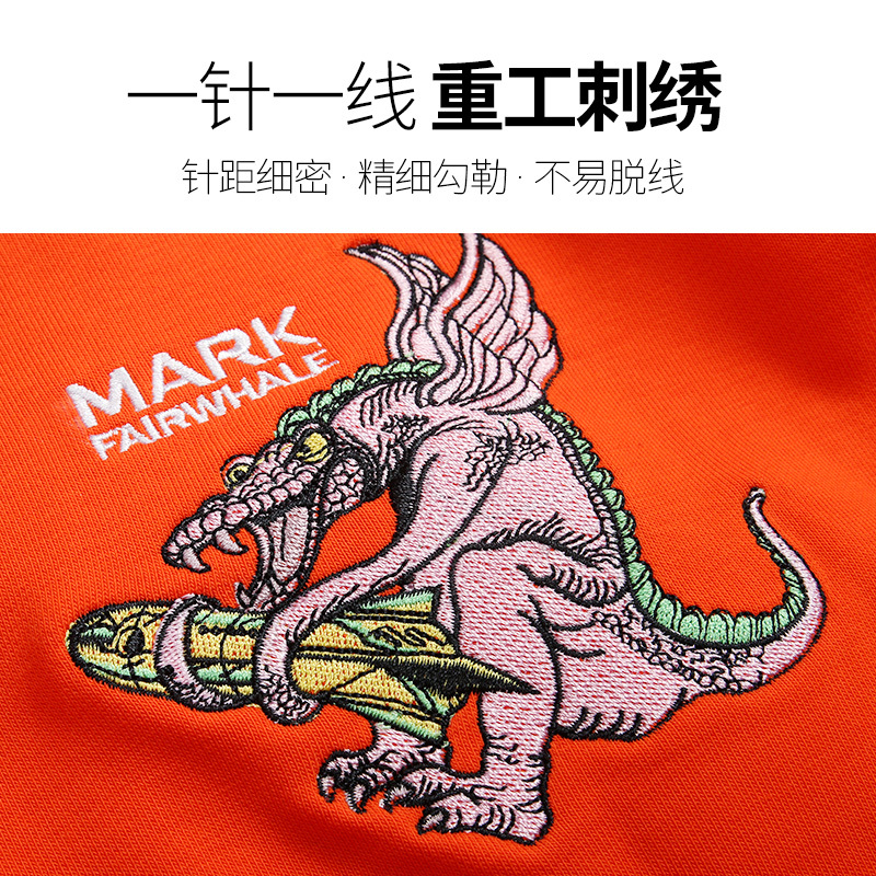 马克华菲卫衣男连帽2021春季新款潮牌动物刺绣休闲春秋上衣潮ins