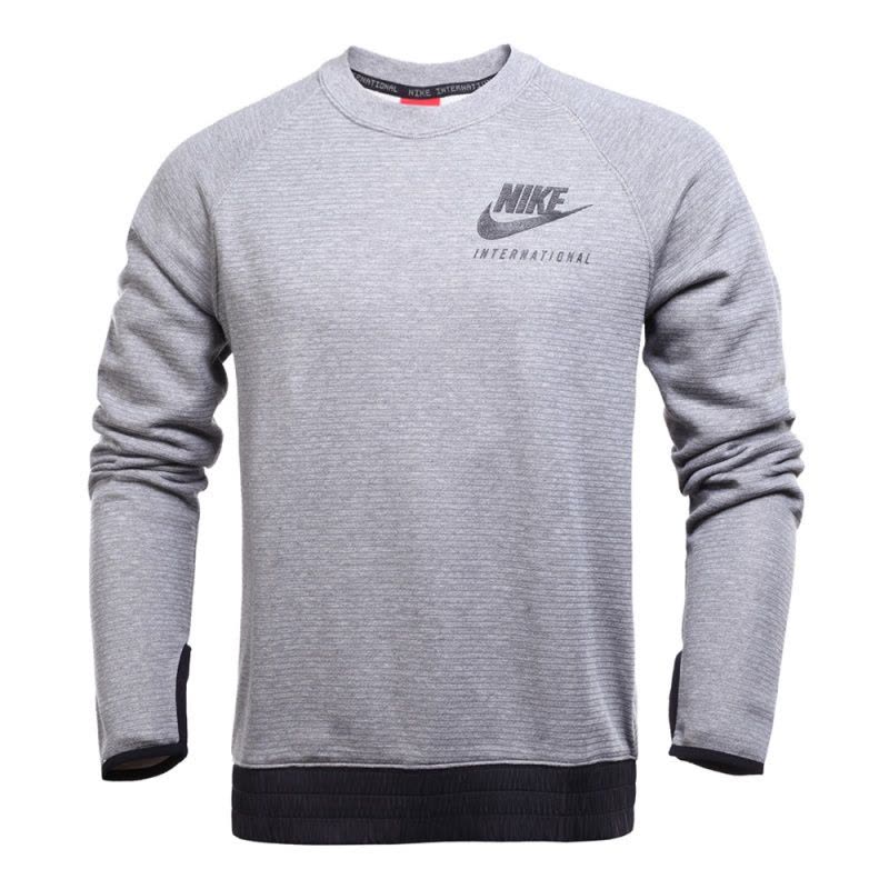 Nike耐克男装秋冬款针织保暖运动休闲长袖套头衫802485-091图片