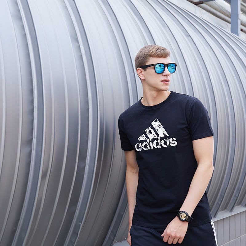 阿迪达斯adidas男装短袖T恤-ADITSG2-BW图片