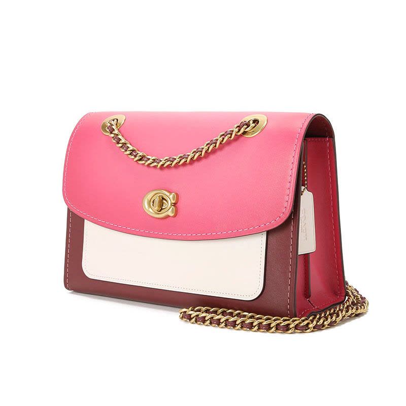 COACH 蔻驰 PARKER口盖包 单肩包 斜挎包 光面皮金扣26851图片