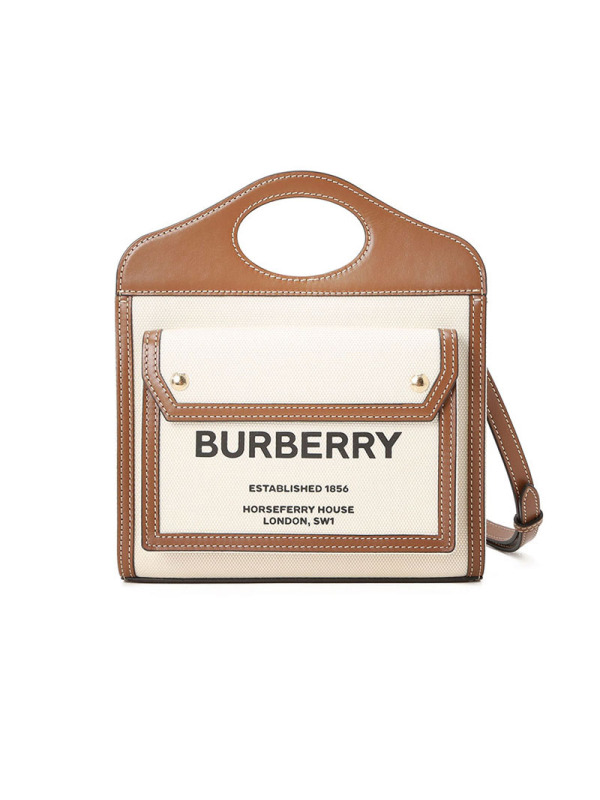BURBERRY Pocketk 口袋包 帆布 手提包8014615