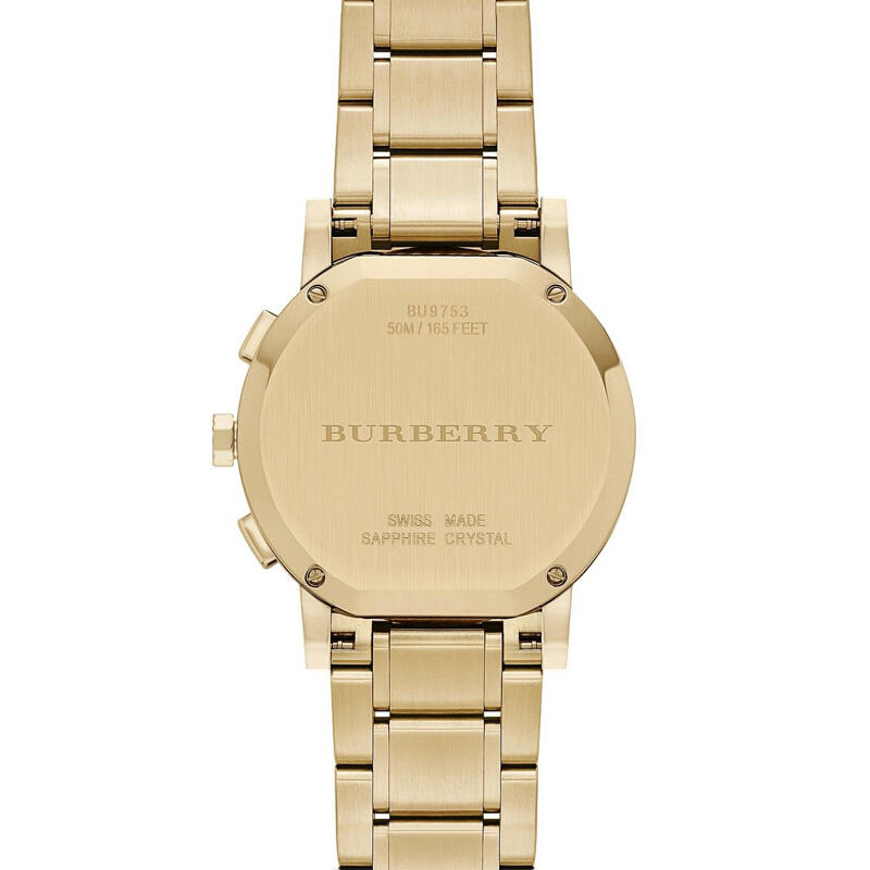 巴宝莉(BURBERRY)手表经典时尚圆盘日历女士腕表