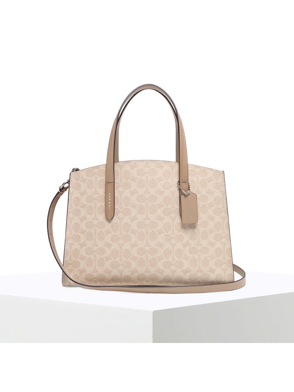 预订COACH/蔻驰 女包双C图案手拎斜挎查理包 31210