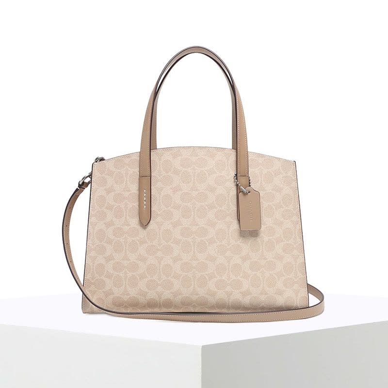 预订COACH/蔻驰 女包双C图案手拎斜挎查理包 31210图片