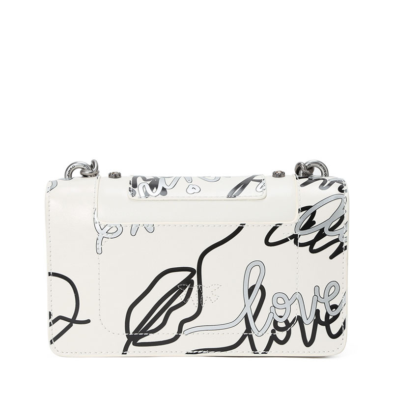 Pinko/品高 LOVE 涂鸦印花单肩包 迷你 1P21HK