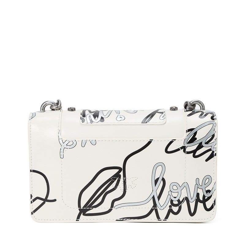 Pinko/品高 LOVE 涂鸦印花单肩包 迷你 1P21HK图片
