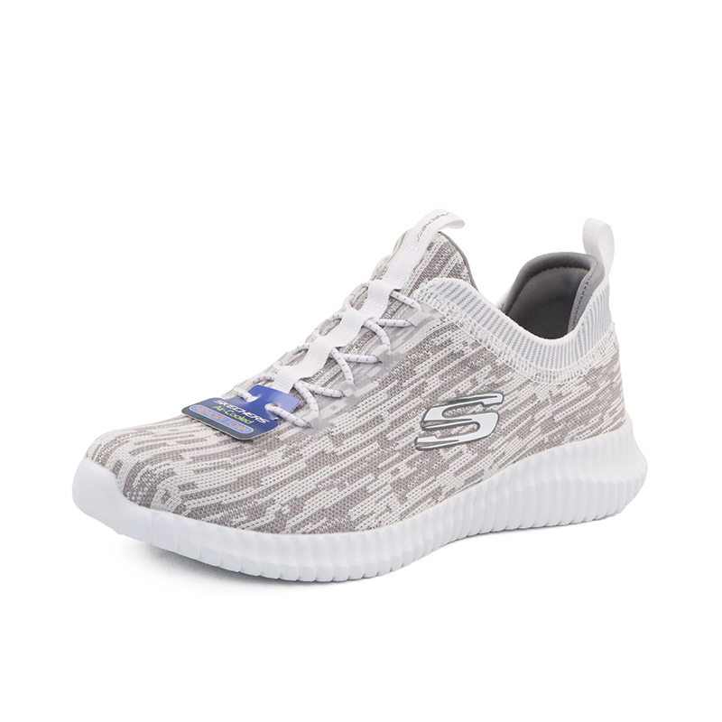 Skechers斯凯奇男鞋橡筋一脚蹬运动鞋 网布透气户外休闲鞋52642