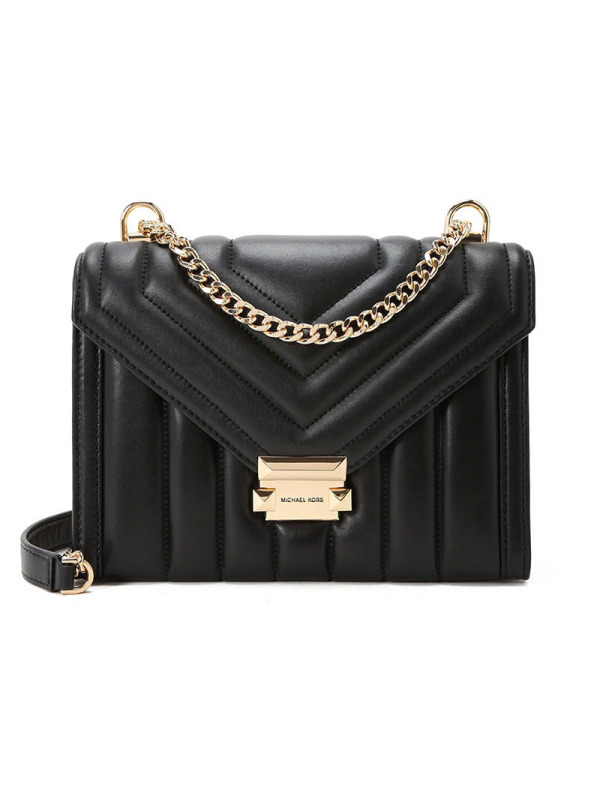 MICHAEL KORS 迈克·科尔斯 Whitney 女士斜挎包口盖包 绗缝皮30F8GXIL3T