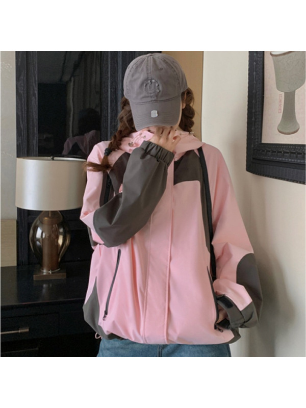 年新款冬季户外登山冲锋衣棉服加厚连帽棉衣工装派克风外套潮