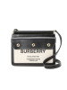 BURBERRY 博柏利 Title 口盖包迷你 字母徽标帆布织物8031901