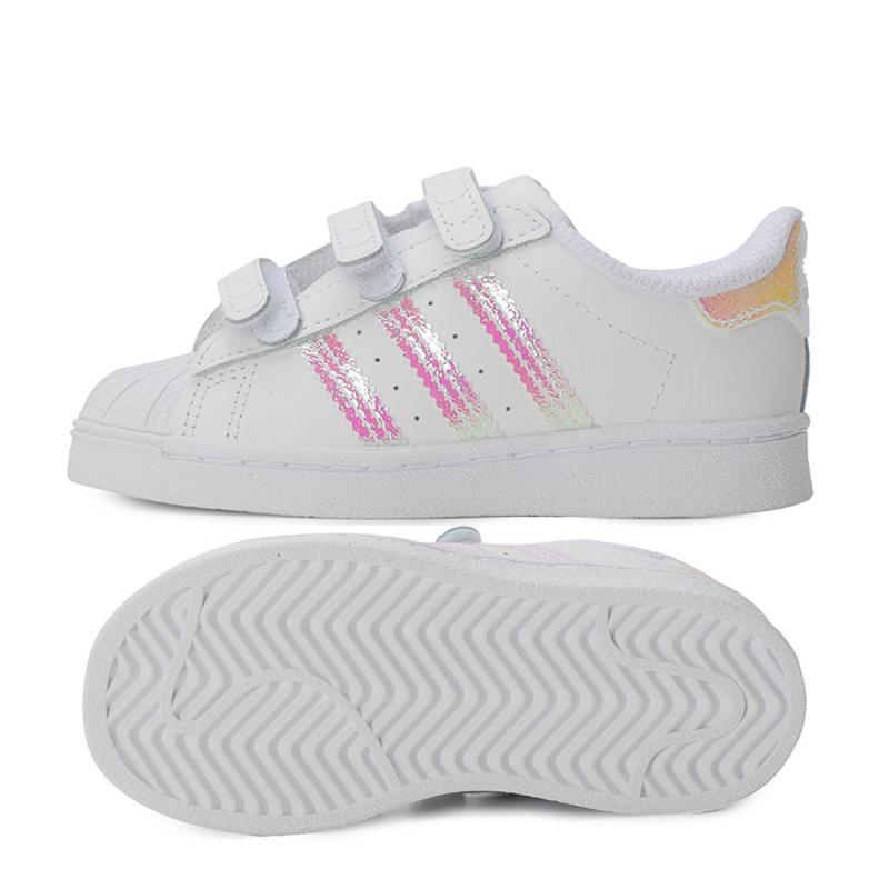 阿迪达斯（ADIDAS）婴童运动低帮魔术贴休闲鞋FV3657