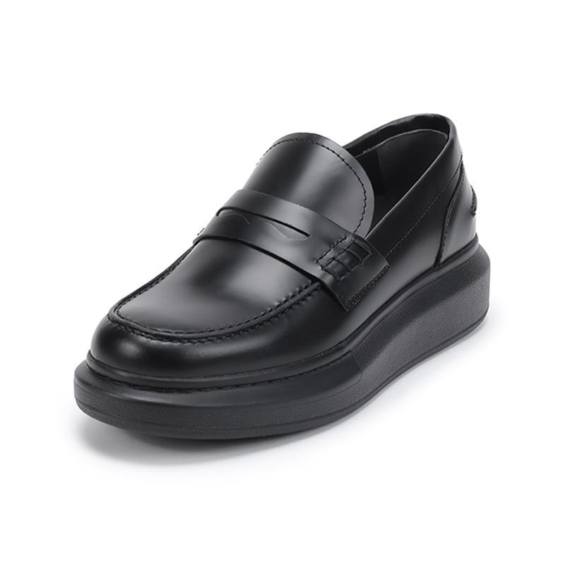 亚历山大·麦昆 ALEXANDER MCQUEEN 女士 皮革皮鞋乐福鞋厚底鞋633911 WHX50
