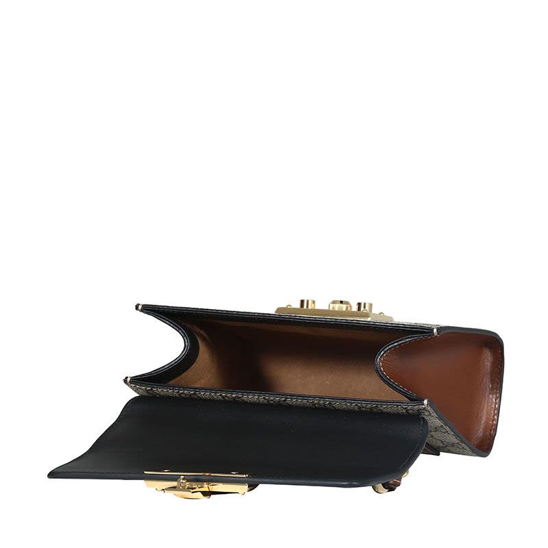 GUCCI Padlock 双G锁扣翻盖单肩包409487图片