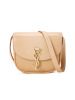 YSL 圣罗兰 KAIA 马鞍包 女士单肩包字母LOGO光面皮623097金扣
